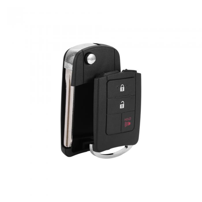 ACROPIX Toyotaに対応 RAV4 2013-2015用 3ボタンキーフォブシェルケースキーレスエントリーリモート交換用 ケース ブラック