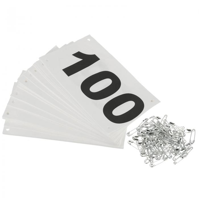 PATIKIL 耐久性のあるランニングビブナンバー 7x4