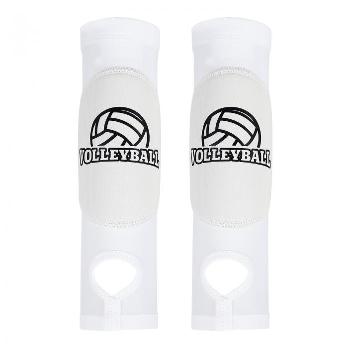 PATIKIL バレーボールアームスリーブ 1ペアのパッシングフォアアームスリーブ 保護パッド付き 親指穴付き バレーボールアームパッド ユース ティーンエイジ...