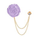 PATIKIL ローズフラワーブローチピン メンズスーツ用ラペ ルピン スーツアクセサリー フローラルメンズピン ファッションブ ライドグ ルームウェディングブ...
