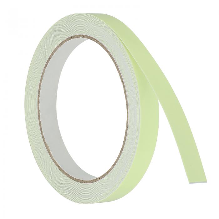 PATIKIL 0.5"×33フィートネオンガファークロステープ 1巻の蛍光性粘着テープUV黒ライトグロ ーテープ U..