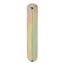 PATIKIL スクエアドアノブスピンドル30x8mm 1パックカーボンスチールスペアドアハンドルスピンドルバードアスピンドル交換ドアハンドル部品 ほとんど モ...