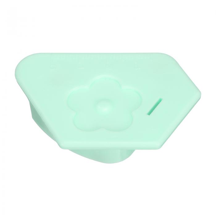 uxcell ミシン用磁気シームガイド 6cm 多角形ヘムガイド（スケール付き） ユニバーサルミシン用品およびアクセサリー用 磁石ヘムゲージ 緑