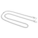 PATIKIL 財布チェーンストラップ 100 cm 合金 交換用フラットチェーン エクステンダーチェーンストラップアクセサリー 金属バックル付き DIY財布 ...