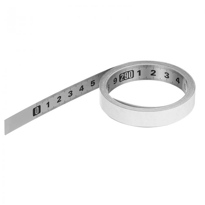 PATIKIL 粘着定規 9.8フィート スチール製粘着メジャーテープ 左から右 木工用裁縫用鋸製図台用ワーク..