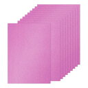 PATIKIL 20枚 ダークピンク グリッターカードストックペーパー A4 250gsm 長方形プレミアムスパークリーペーパークラフトカードストックペーパー ...