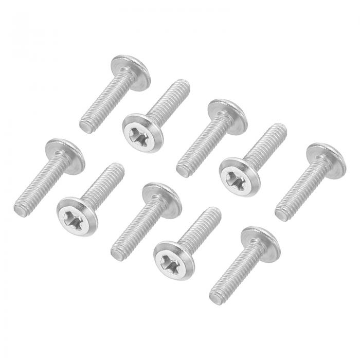 PATIKIL ラウンドヘッドプラスネジ 120個入り M2-0.4 x 8mm 304ステンレススチール18-8 フルスレッド マシンスクリュー家具用ネジコネクターボルト