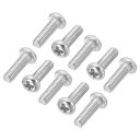 PATIKIL 十字穴付きナベネジ 60個入り M2.5-0.45 x 8mm 304ステンレススチール18-8 フルスレッド パンヘッドマシン十字穴付ドライブ...