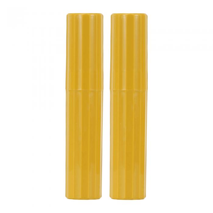 VOCOSTE 歯ブラシケース 歯ブラシホルダー 歯ブラシ 歯磨き保護 収納ケース 軽量 携帯用 小型 2個 イエロー