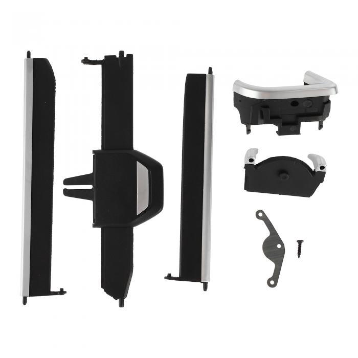 TUCKBOLD BMWに対応 X5 G05 2019-2023 /ACエアベントクリップタブ防水左エアコンベントアウトレットトリムタブブラックシルバートーン粘着バック