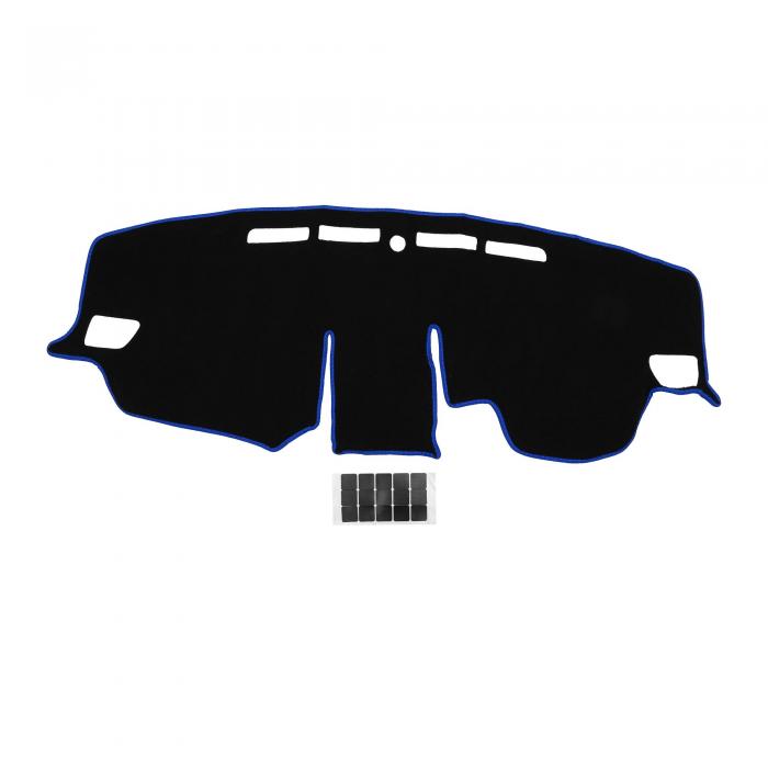 TUCKBOLD トヨタに対応 rav 4用 2019-2024に対応 ダッシュボードマット ダッシュボードカバー センターコンソールダッシュボードカバーマット ブラック ブルー 1セット