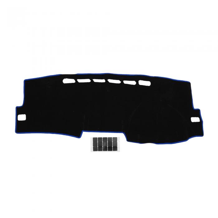 TUCKBOLD トヨタに対応 Corolla用 2007-2012に対応 ダッシュボードマット ダッシュボードカバー センターコンソールダッシュボードカバーマット ブラック ブルー 1セット