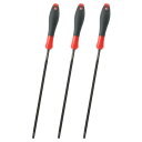 uxcell 3個 チェーンソーチェーン研削ファイル 7/32"(5.5 mm)ラウンドチェーンソー研削ファイル プラスチックハンドル付き 黒スチールチェーンソーファイル