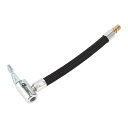 A ABSOPRO タイヤインフレーターエクステンションチューブ 耐久性 6.30インチ M8x0.8 15.5mm OD エアポンプ延長ホースアダプター タイ...