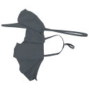 A ABSOPRO フェイスマスク 夏用 冷感 フェイスカバー 耳かけ式 つば付き 調整可能 uvカット 顔 日焼け止め 息苦しくない 通気性 吸汗速乾 自転車 バイク用 灰