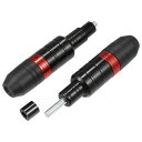 Motoforti M8オートバイフレームスライダーアンチフォールスティック 排気アンチクラッシュ落下防止装置 ホンダに対応ヤマハに対応CNCアルミニウム合金ABS 赤 2個セット(2)
