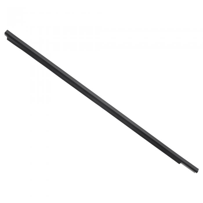 Motoforti ウェザーストリップウィンドウシール ウィンドウ-トリムシールベルト トヨタに対応 ランドクルーザープラド 2003-2009 用 PVC ステンレス鋼 フロント右 No.7-571160061 ブラック 1個