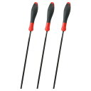 uxcell 3個 チェーンソーチェーン研削ファイル 13/64"(5.2 mm)ラウンドチェーンソーシャープナーファイル プラスチックハンドル付き 黒スチールチェーンソーファイル