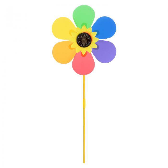 M METERXITY 1セット 風見鶏 - 20.7" 風車 庭や庭園用 庭の装飾/屋外の庭の装飾/裏庭の装飾/庭のアート（虹の風車）