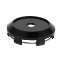 VekAuto 車輪ハブセンターキャップ68mm 2.68" ODセンターハブカバー車両およびトラック用の汚れに強いスタイリッシュなABSプラスチック製光沢ブラック
