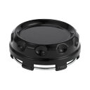 VekAuto 車輪ハブセンターキャップ60mm 2.36" ODセンターハブカバー車両およびトラック用傷つきにくいスタイリッシュなデザインABSプラスチック製光沢ブラック