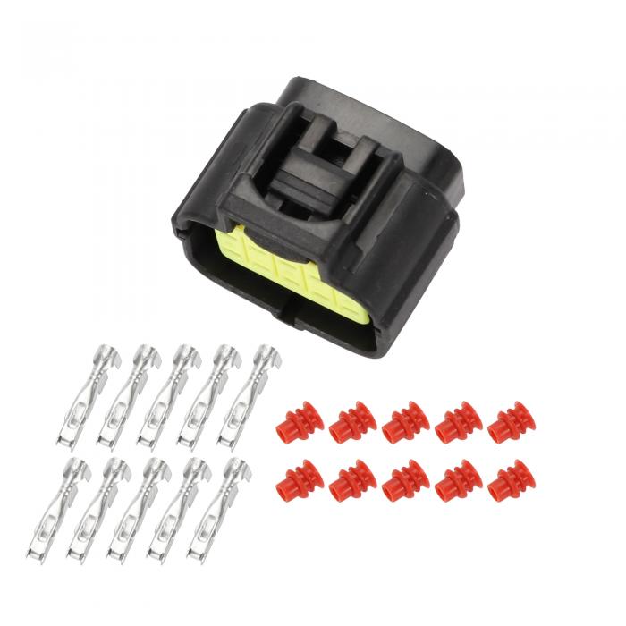 VekAuto ボルボEC55 140用の10ピンディスプレイモニターインストゥルメントコネクタープラグ防水プラス..