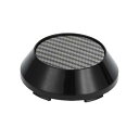 VekAuto 1Pc ホイールセンターキャップ ハブキャップ リムセンターキャップ OD:65mm/2.56" ユニバーサル プラスチック ブラック Toyotaに対応カローラ Hondaに対応フィット用 カーボンファイバーパターンステッカー