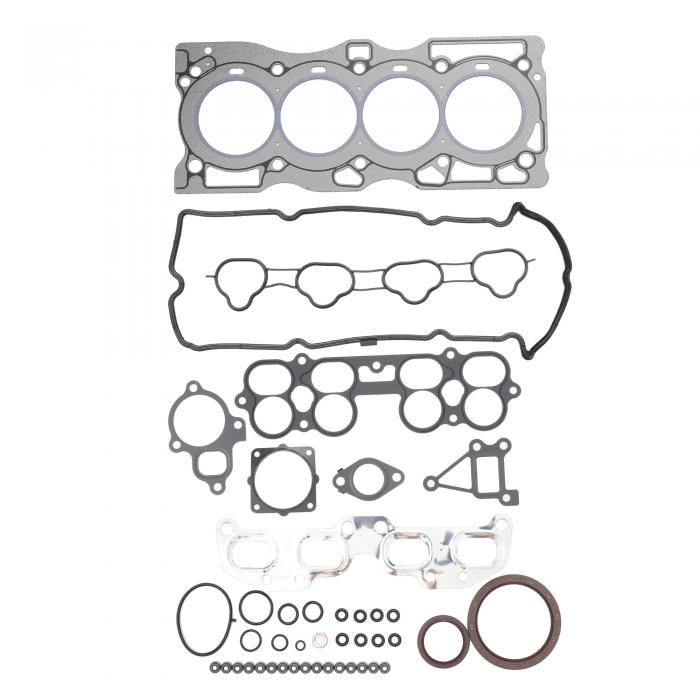 VekAuto Nissanに対応エンジン用1セットシリンダーヘッドガスケットキット。QR20効率シールメタルラバーエンジンバルブガスケットセット