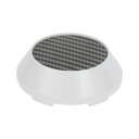 VekAuto 1 Pc ホイールセンターキャップ ハブキャップ リムセンターキャップ OD: 65mm/2.56" ユニバーサル プラスチック ホワイト Toyotaに対応カローラ Hondaに対応用 カーボンファイバーパターンステッカー