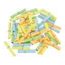 uxcell ミニビンテージメッセージペーパースクロー ル 25個×4色 バレンタインメッセージペーパー パーティー誕生日用 ラッキーウィッシュペーパー