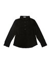 Allegra K ブラウス レディース 長袖 シフオンブラウス 折り襟 シャツ オフィス カジュアル トップス 着痩せ おしゃれ 通勤 黒一色 M