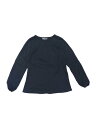 Allegra K ブラウス 長袖 オフィス シフォン シャツ キーホールネック エレガント レディース ブラック M(4)