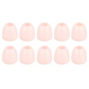 uxcell 20個入りプラスチックベルエンドストッパー 衣類バックパックドローストリング用のロープファスナー ミートピンク