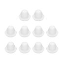 uxcell 10個入りホールプラグ 1/4"(7mm) ボタンプラグ 5mmホールに適合 スナップインロック穴 チューブプラグ ゲルチューブ 防水プラグ チューブプラグ ホワイト