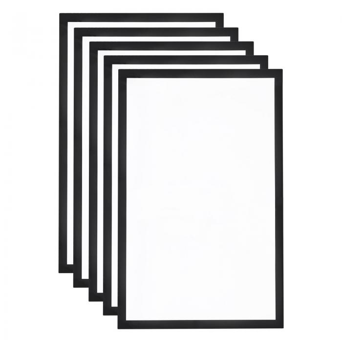 uxcell 5個セルフ粘着磁気壁掛けサインホルダー 11