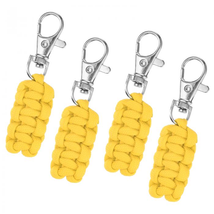 uxcell 4個のパラコードジッパープル バックパック テント トロリーケース 旅行用ケース キー ジャケッ..