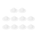 uxcell 10個入りホールプラグ 1/2"(12mm) ボタンプラグ 10mm穴用 スナップインロック穴 チューブプラグ ゲルチューブ 防水プラグ チューブプラグ ホワイト