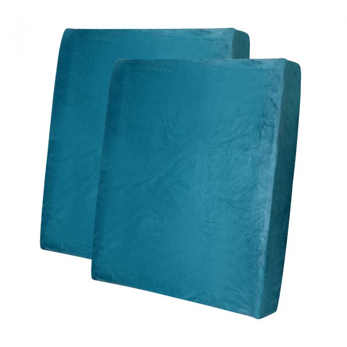 uxcell 2枚ストレッチソファクッションカバー個別洗えるソファシートクッションスリップカバー家具プロ..