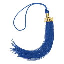 uxcell 2024年卒業タッセル 2024年 金 装飾付き卒業キャップタッセル DIY用 卒業式 パーティー 記念品 卒業帽子 装飾 ディープブルー