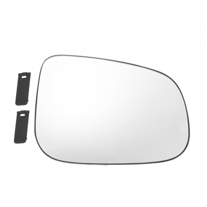 X AUTOHAUX JAGUARに対応 XE XF I-P-aCE 2015-2022用の右側パッセンジャーサイドミラーガラス交換品W/バッキングプレートヒーター付きホワイトガラス。