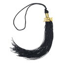 uxcell 2024年卒業タッセル 2024年 金 装飾付き卒業帽タッセル DIY用 卒業式 パーティーや式典 ため 記念品 卒業帽 装飾 黒