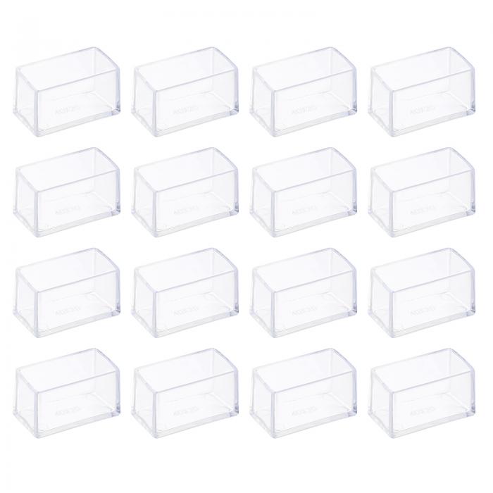 uxcell 20個入り チェアレッグフロアプロテクター 20x40mm/0.79x1.57