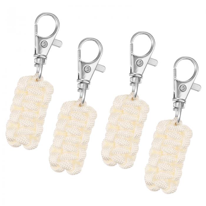 uxcell 4個 パラコードジッパープル バックパック テント トロリーケース 旅行用ケース キー ジャケッ..