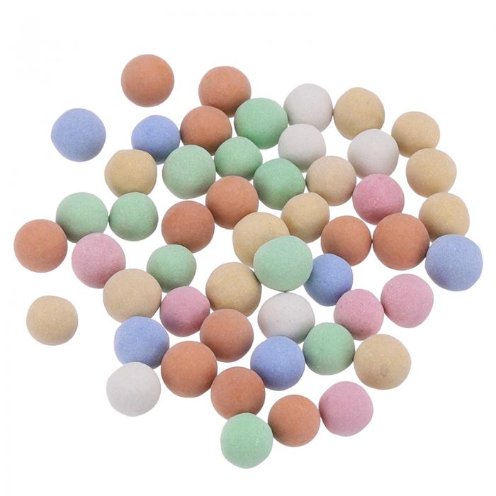 uxcell 粘土小石 3-5mm 0.22 ポンド 多色 ガーデニング 鉢植えボール 水耕栽培用 花瓶用品 盆栽装飾