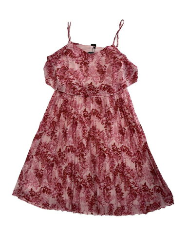 Allegra K ドレス 花柄 夏 フリル スパゲッティ ストラップ オフショルダー プリーツドレス レディース ピンク XL Allegra K ドレス 花柄 夏 フリル スパゲッティ ストラップ オフショルダー プリーツドレス レディース ピンク XL