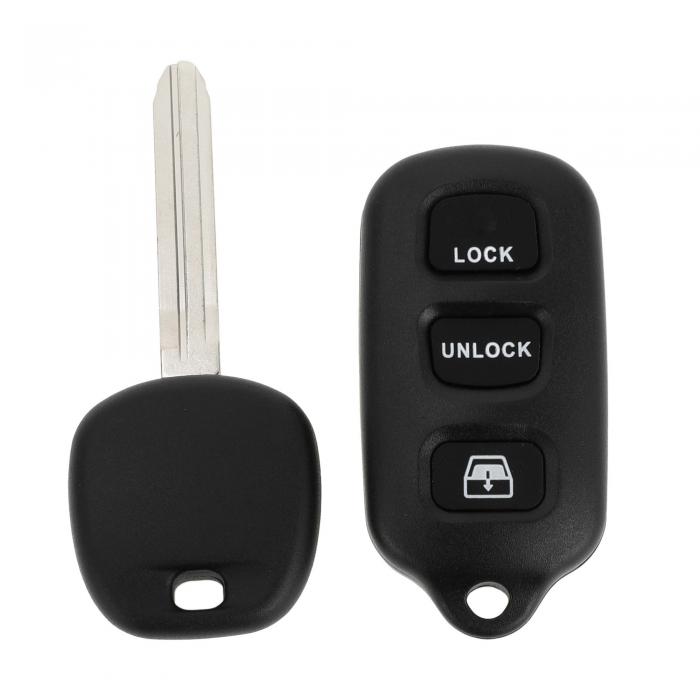 X AUTOHAUX 315MHz HYQ12BAN キーレスエントリーリモートイグニッショントランスポンダーキーフォブ トヨタに対応RAV4 2001-2005 トヨタに対応4ランナー 2003-2009 67チップ 4ボタン