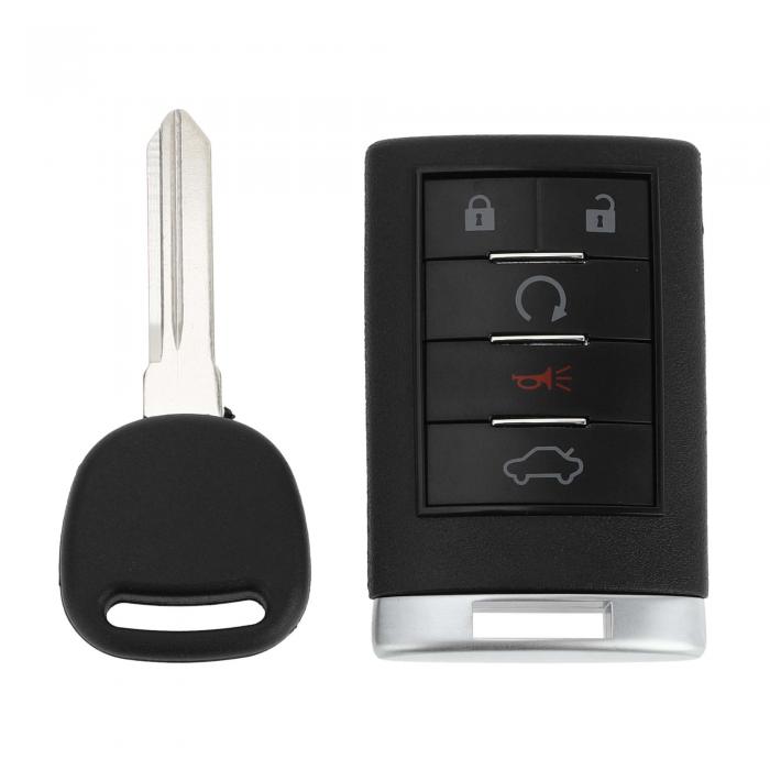 X AUTOHAUX 315MHz OUC6000066 キーレスエントリーリモートイグニッショントランスポンダーキーフォブ キャデラックに対応CTS 2008-2013 用 キャデラックに対応D-TS 2008-2011 46チップ 5ボタン