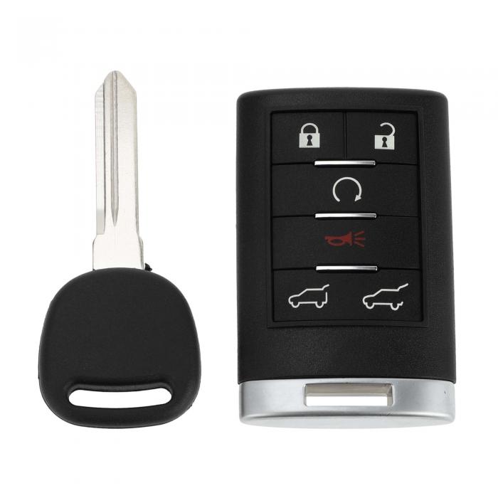 X AUTOHAUX 315MHz OUC6000066 キーレスエントリーリモートイグニッショントランスポンダーキーフォブ キャデラックに対応CTS 2008-2013 用 キャデラックに対応D-TS 2008-2011 用 46チップ 6ボタン