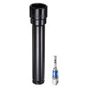 uxcell 1/2" ドライブ 32mm 6点 ディープインパクトソケット 8"長さ 1/2"~1/4" 六角シャンクアダプター付き 電気メッキ CR-Vスチールソケットアダプターアクセサリーセットキット 六角ボルトナット用