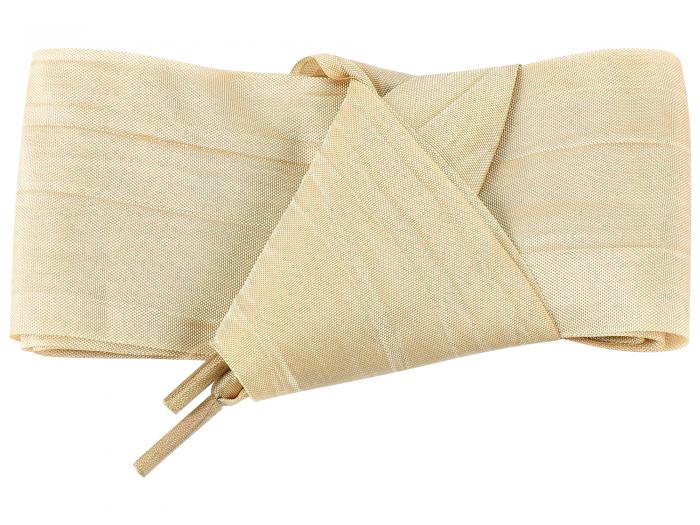 Elerevyo Solid Color Wrinkled Extra Wide Flat Athletic Shoelaces, Shoe Laces for Sneakers Wheat 140cm/55.1